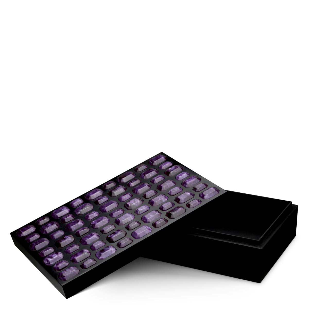 Box Lucida - L - Faux amethyst