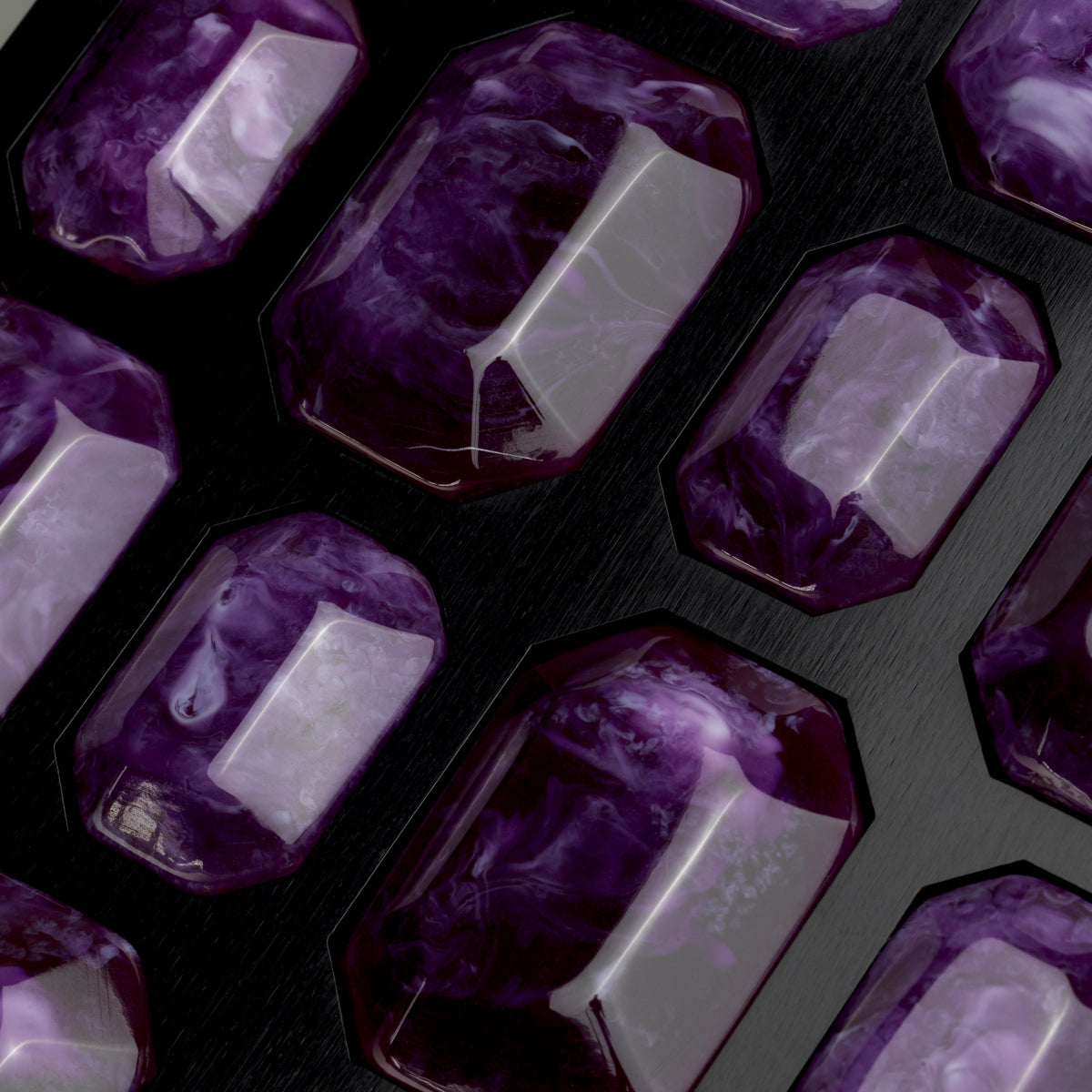 Box Lucida - L - Faux amethyst