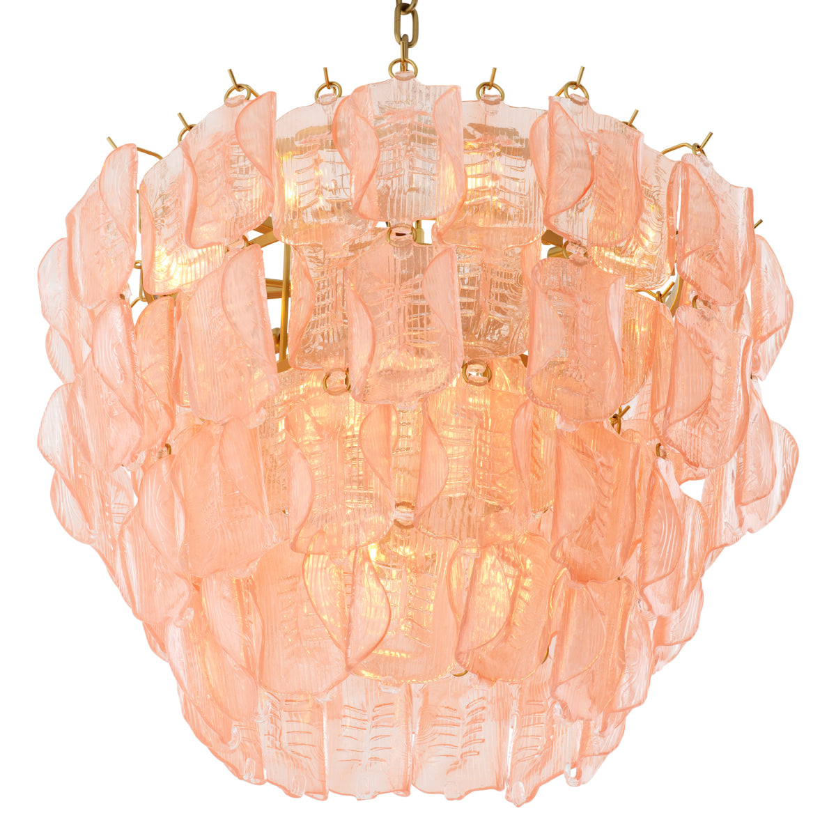 Hanglamp Solange - Pink glass