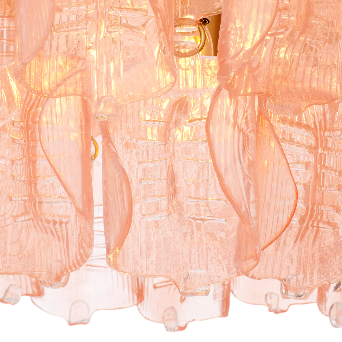 Hanglamp Solange - Pink glass