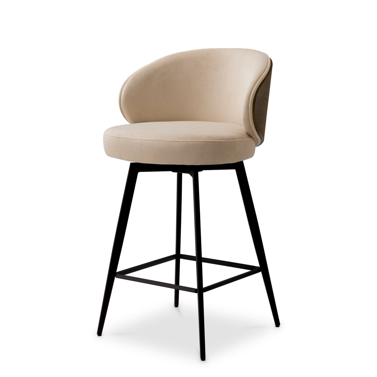 Barkruk Camerota - Laag - Sabino beige