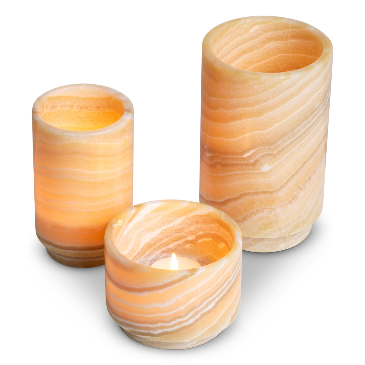Theelichthouder Leonidas (set van 3)