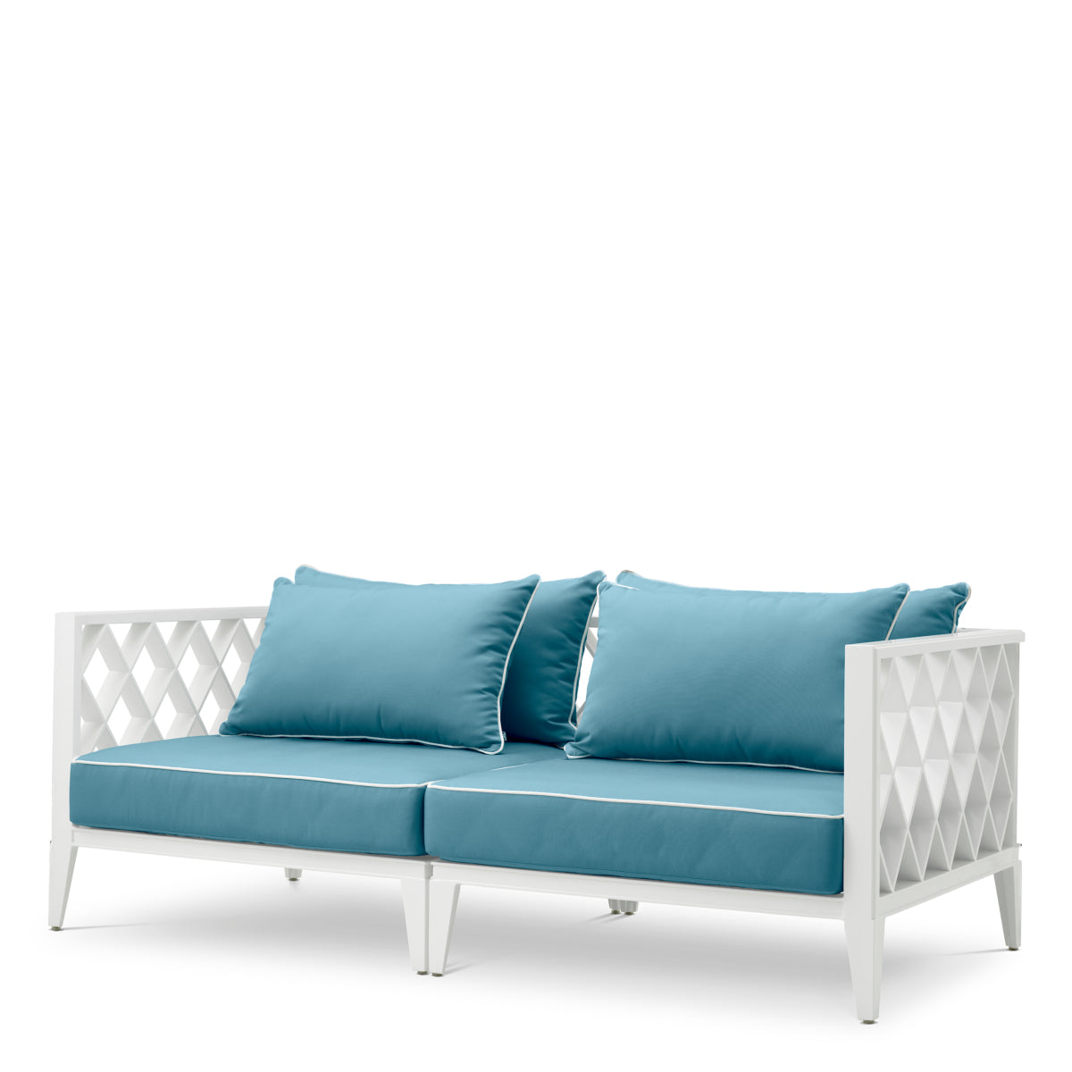 Loungebank Ocean Club - S - Sunbrella mineral blue