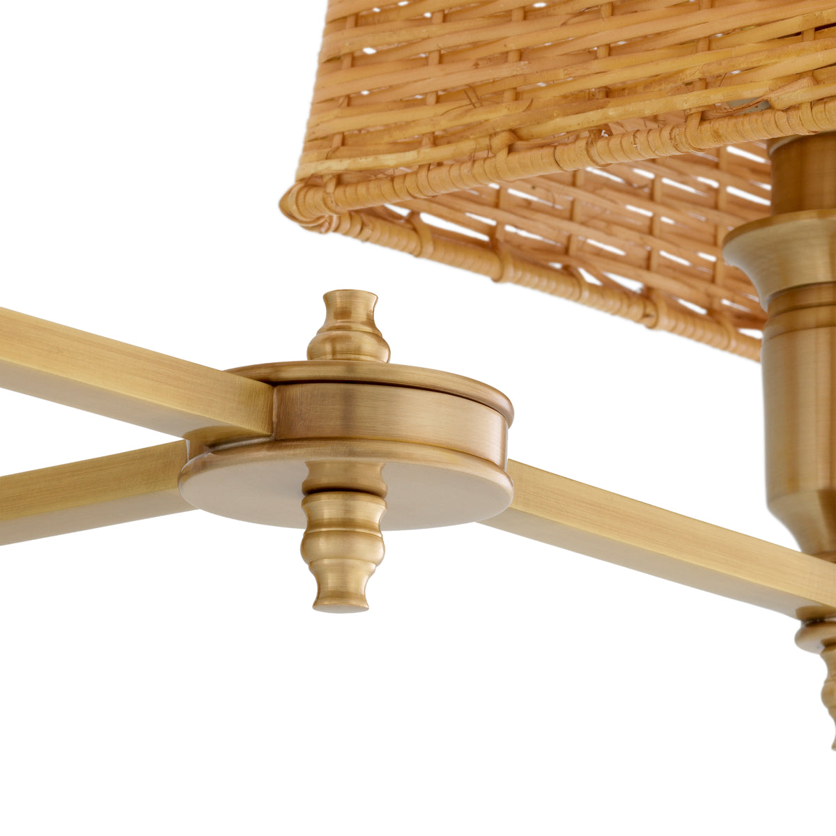 Wandlamp Lexington - Dubbel - Antique brass finish