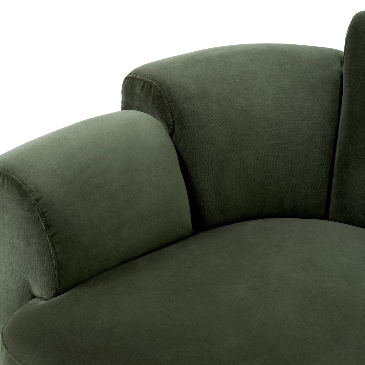 Draaifauteuil Marbella - Torrin green velvet