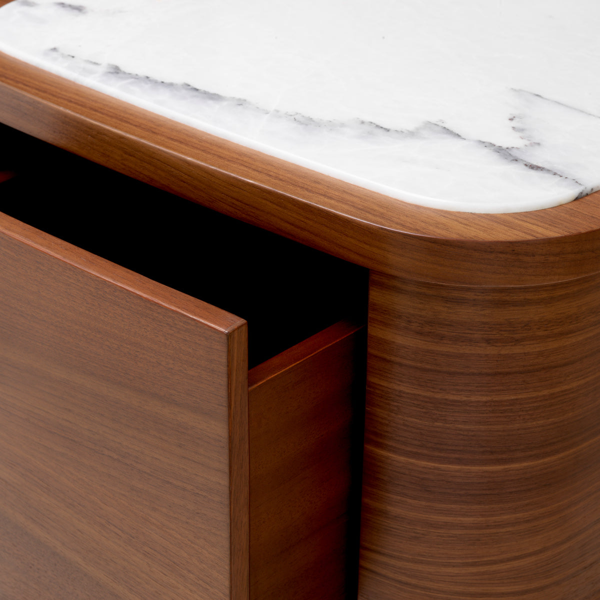 Nachtkastje Cabana - S - Walnut veneer