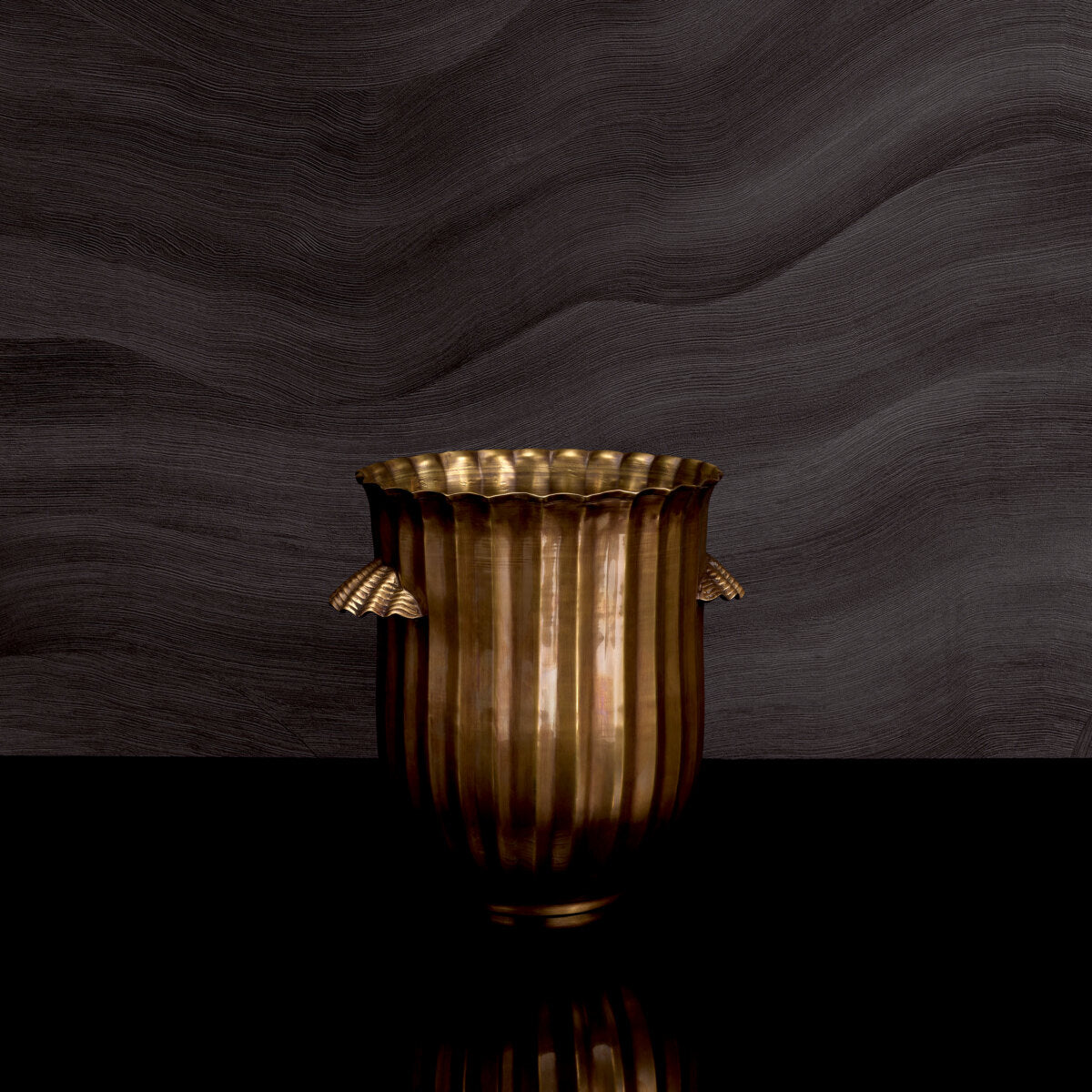 Wijnkoeler Sutera - Vintage brass finish