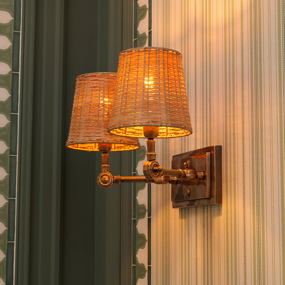 Wandlamp Wentworth - Dubbel