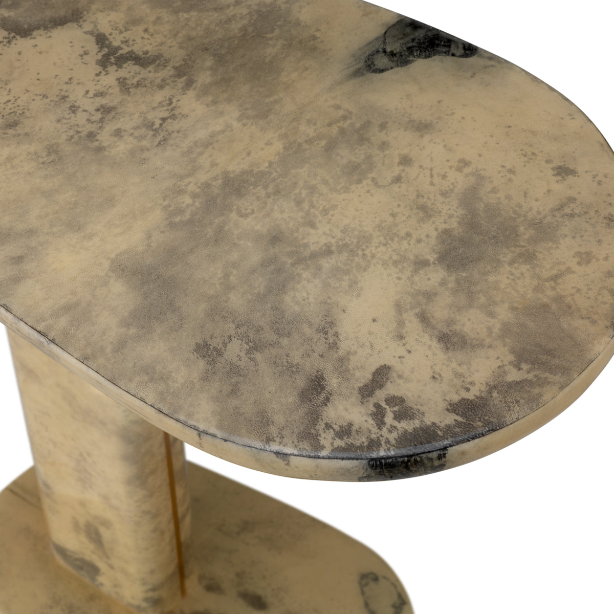 Bijzettafel Manuel - Cream leather