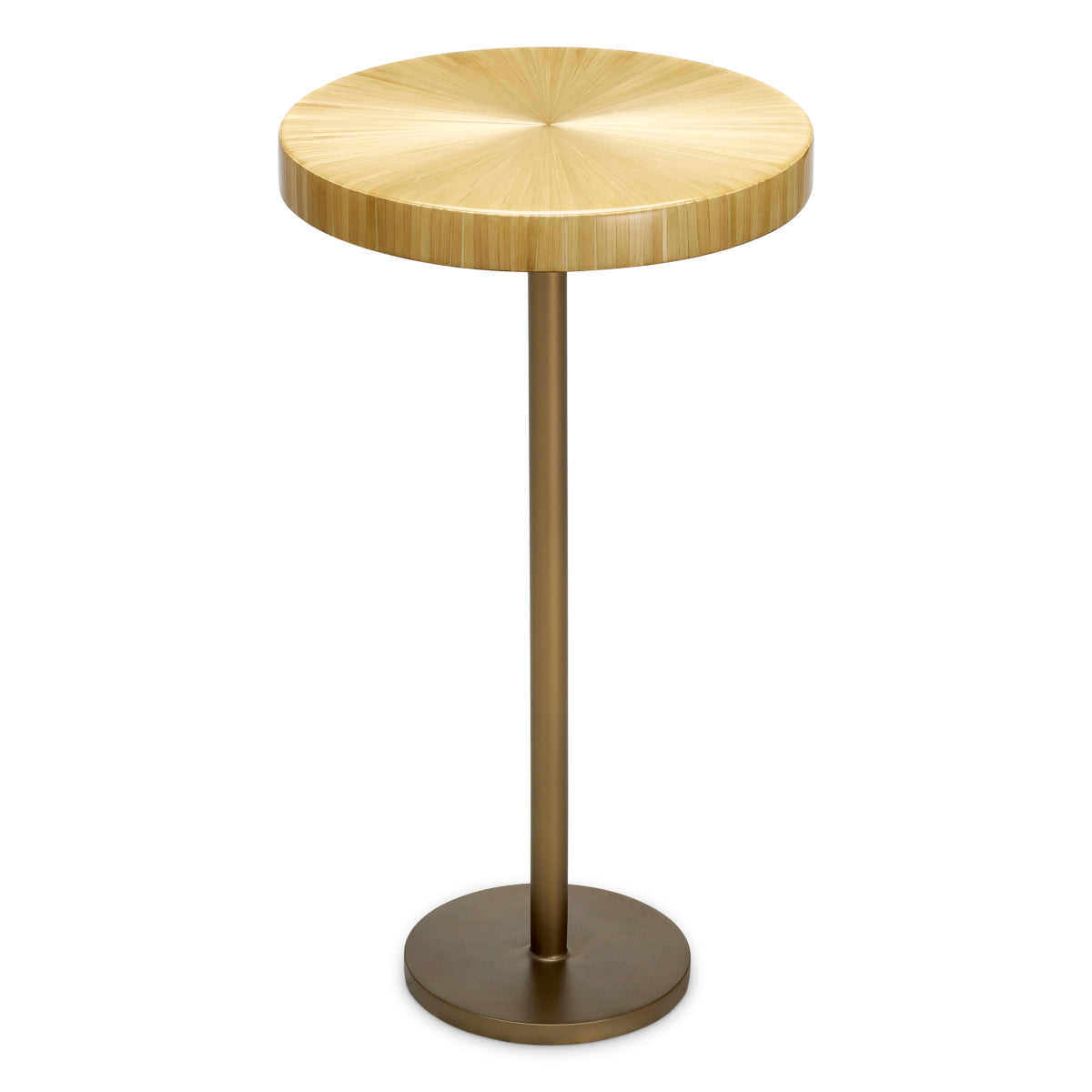 Bijzettafel Albany - Straw marquetry natural
