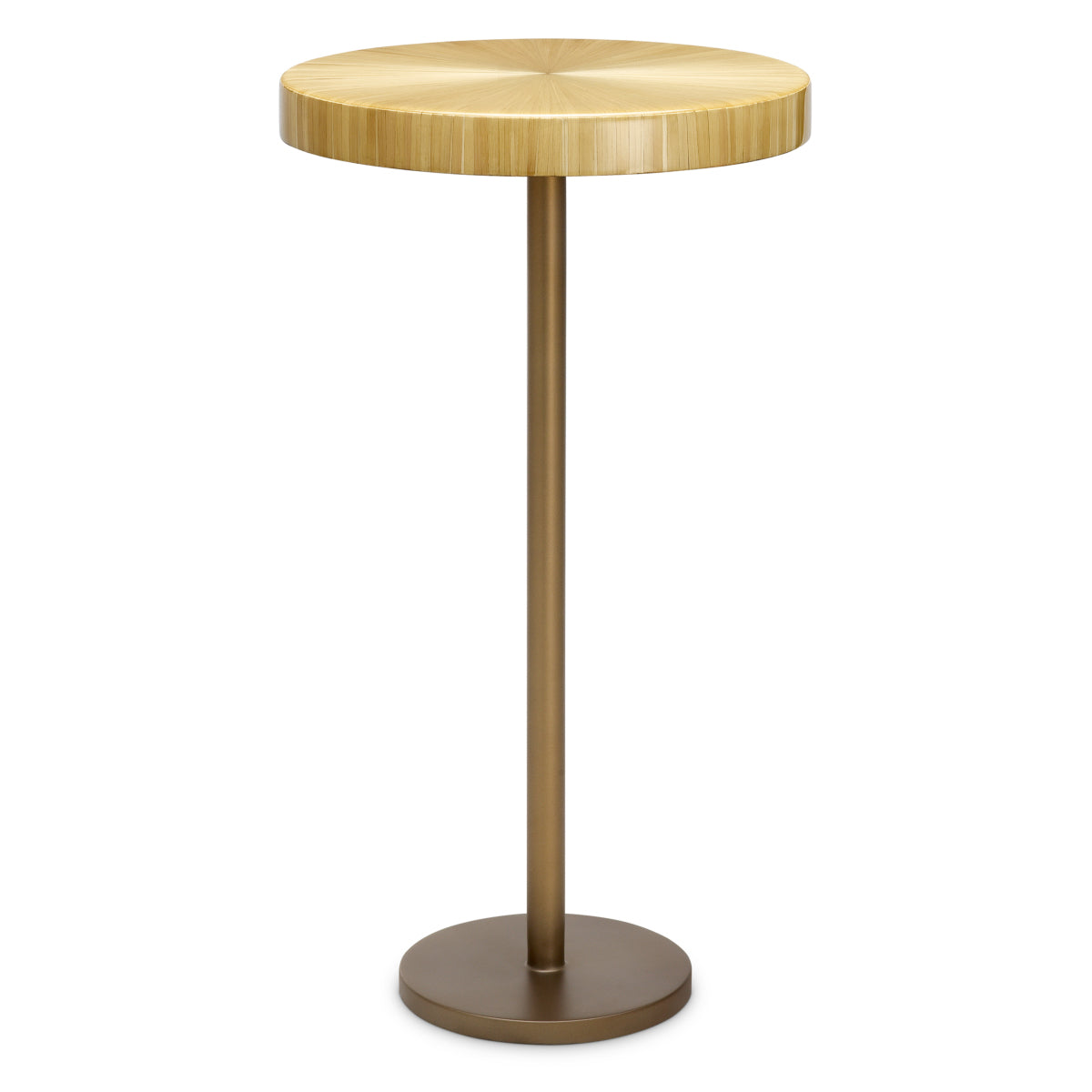 Bijzettafel Albany - Straw marquetry natural