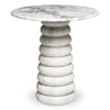 Bijzettafel Lerici - White marble