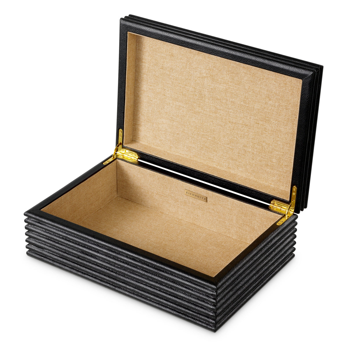 Box Elvane - Black leather