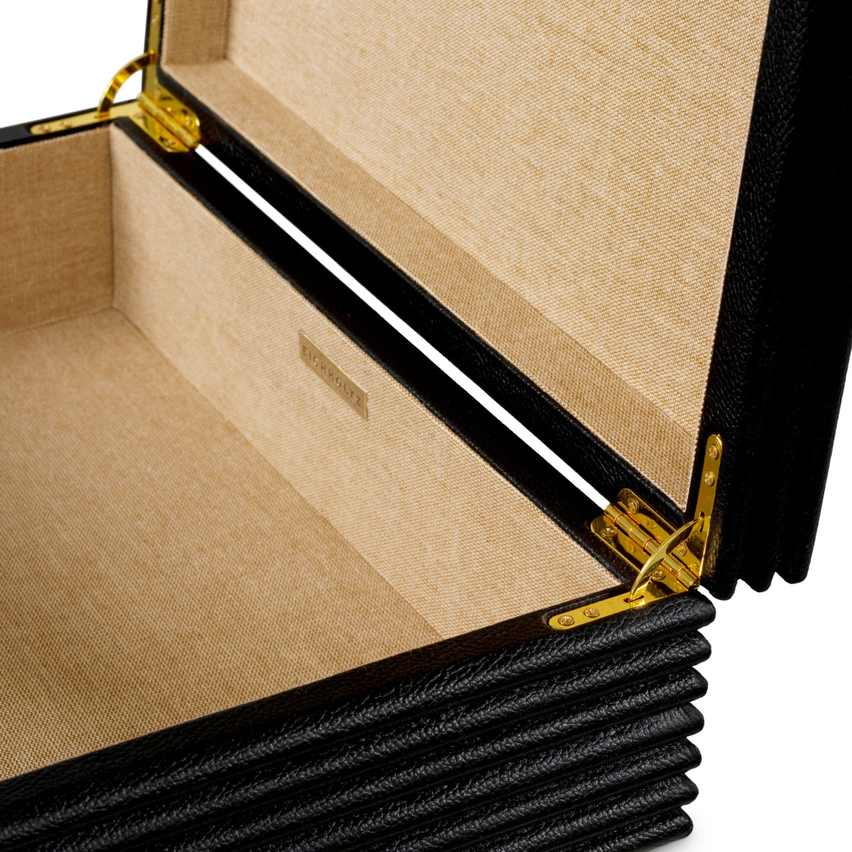 Box Elvane - Black leather