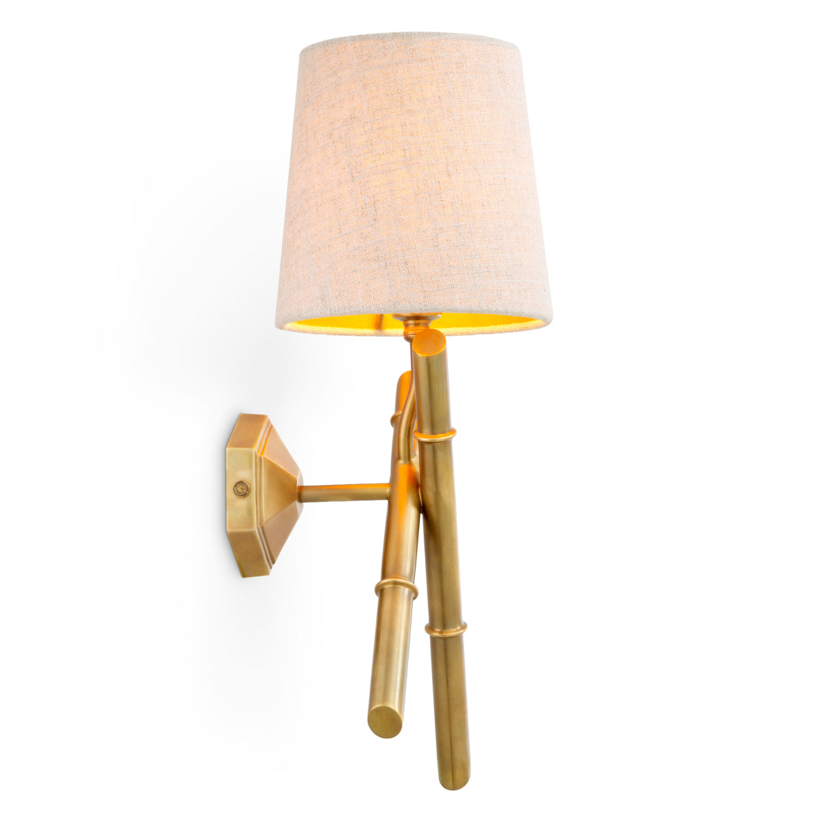 Wandlamp Aveline - Vintage brass finish