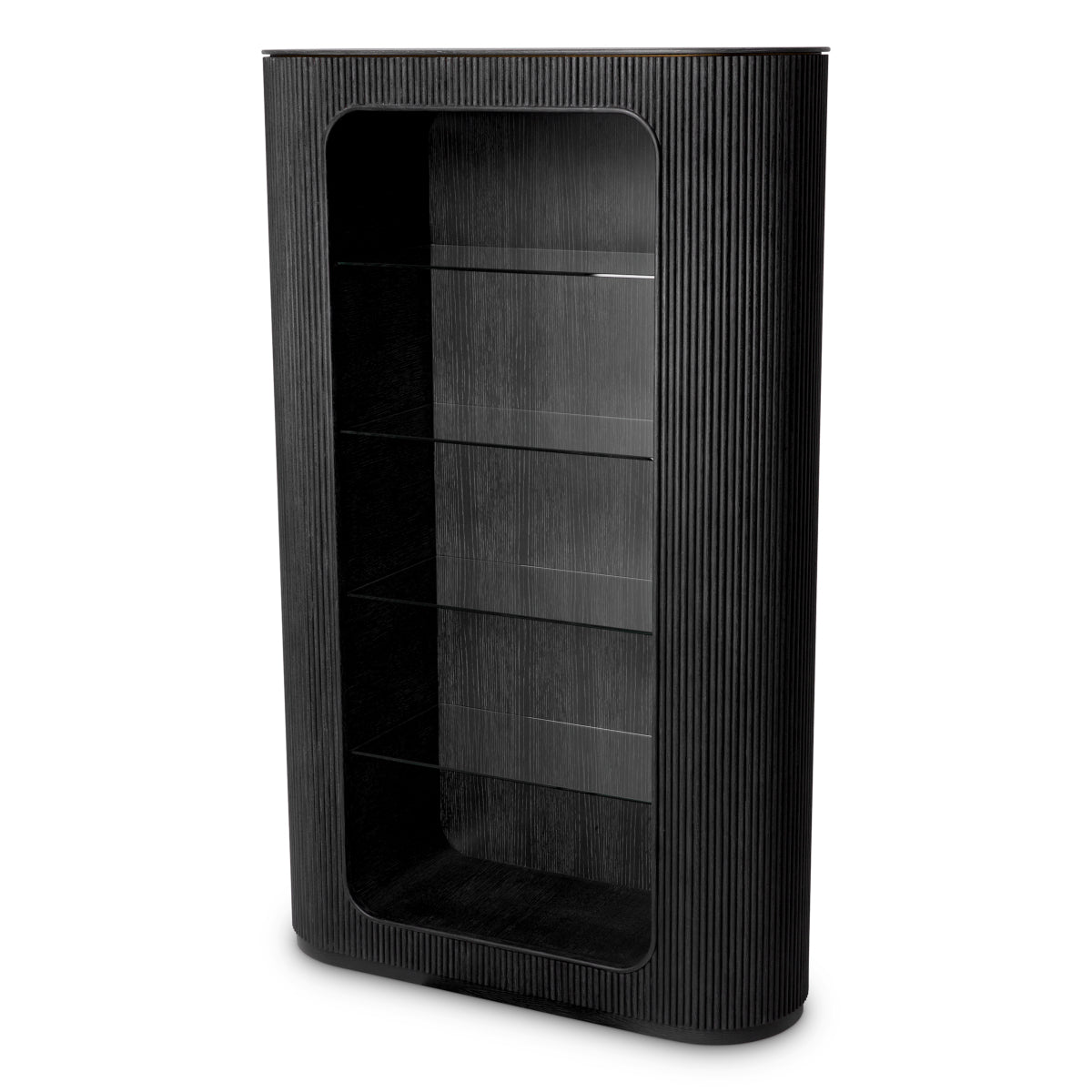 Wandkast Bogota - Charcoal grey oak veneer