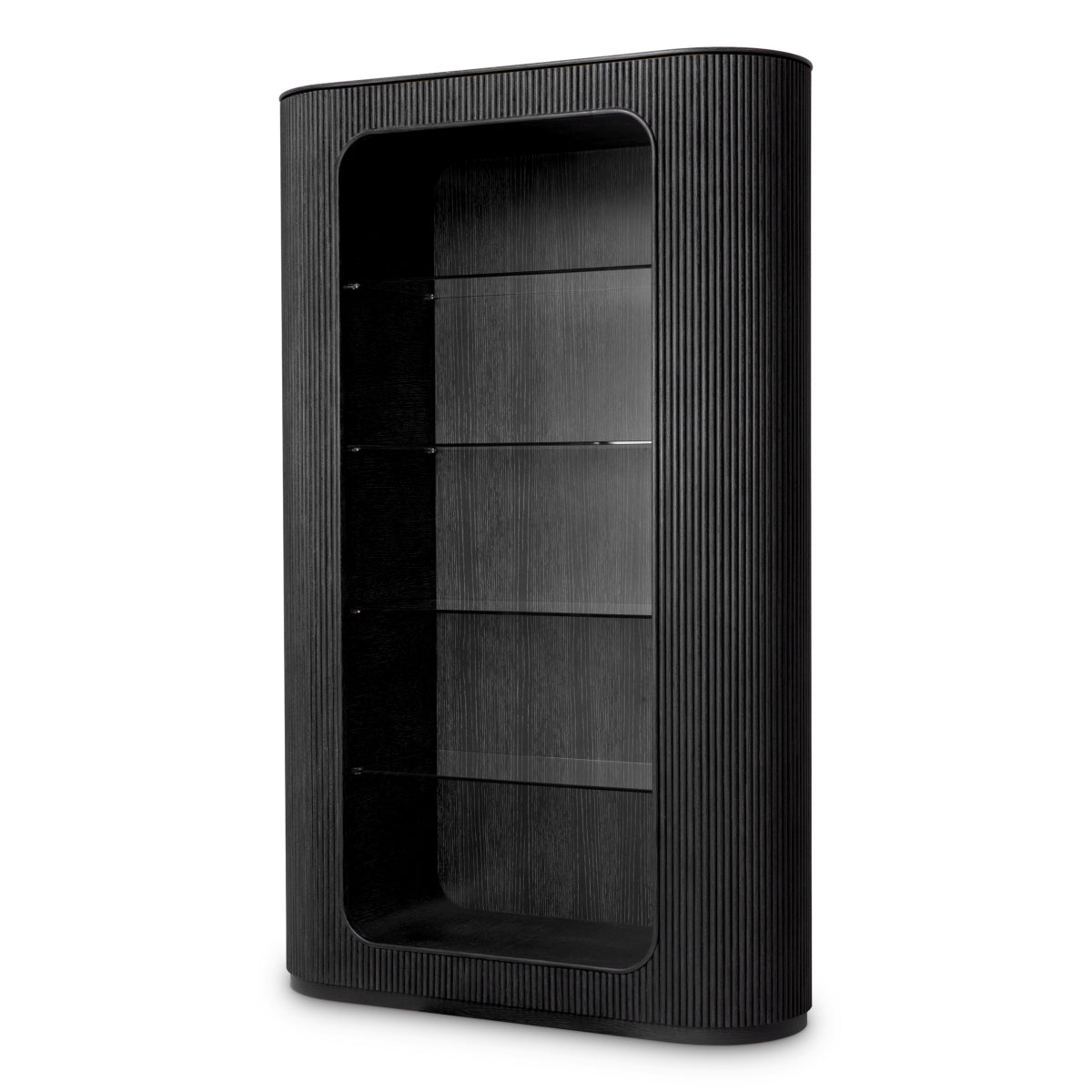 Wandkast Bogota - Charcoal grey oak veneer