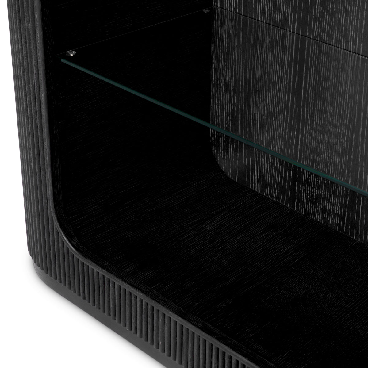 Wandkast Bogota - Charcoal grey oak veneer