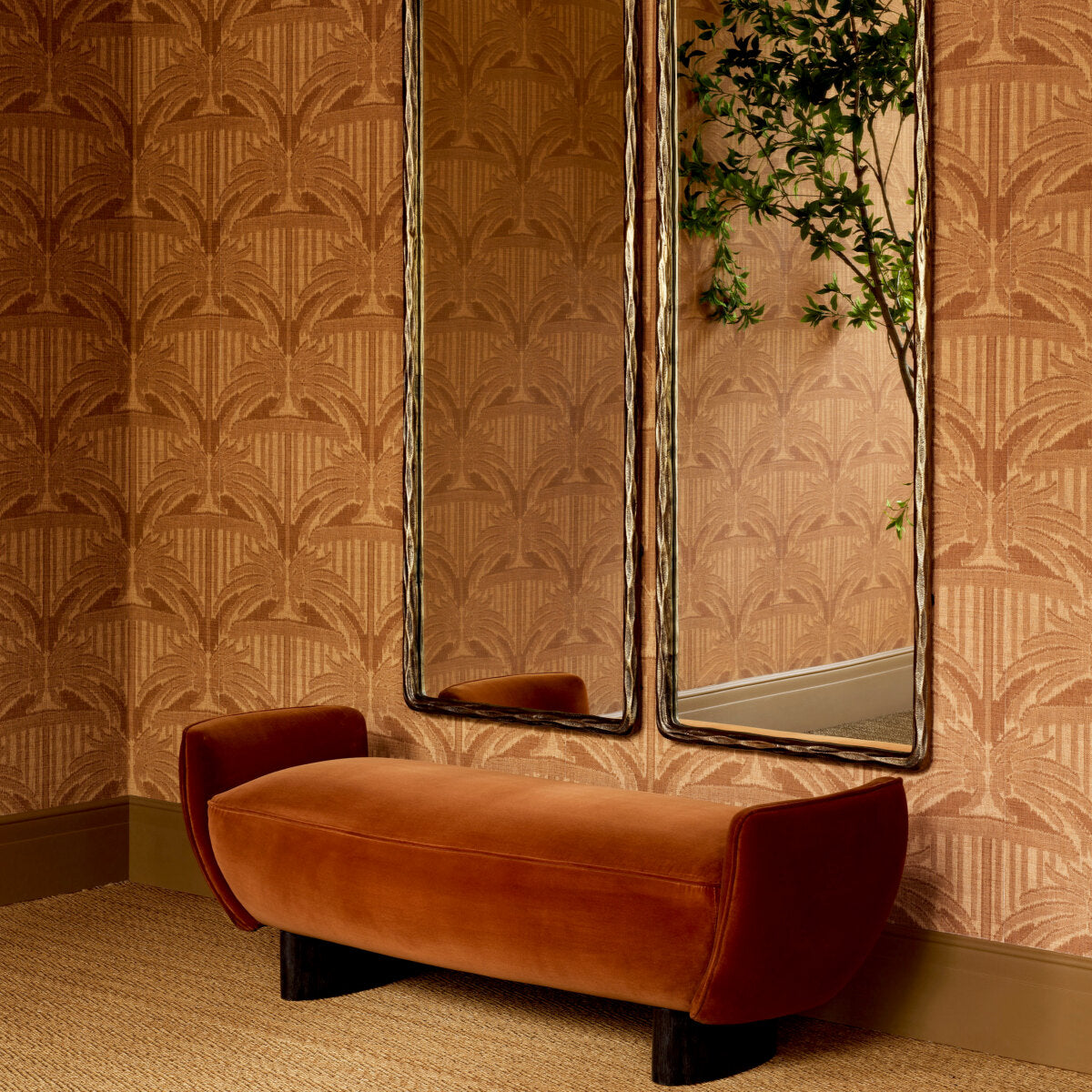 Bench Stirling - Sonoma burnt orange velvet