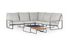 Loungeset Merano - Teak - Royal Grey - Soft Grey