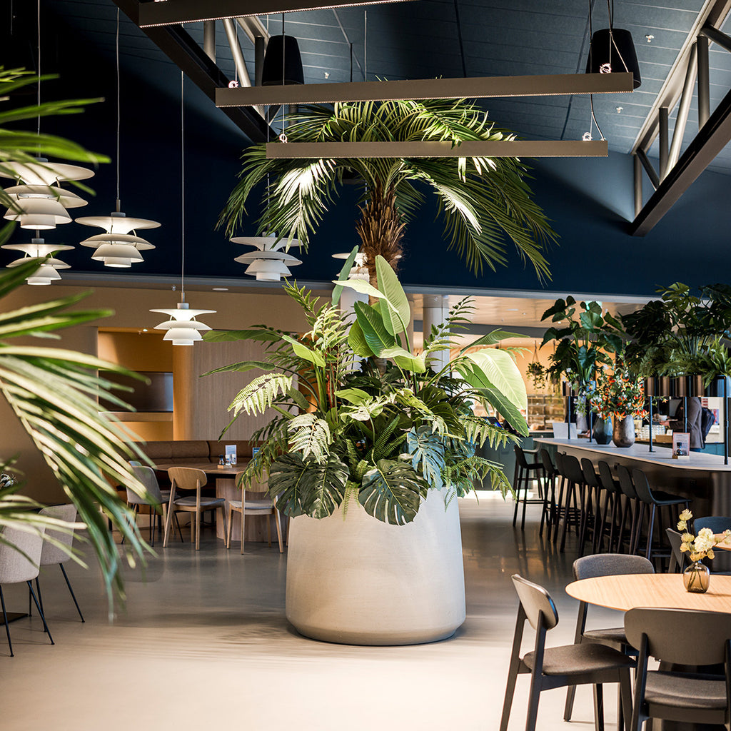 Plantenbak Jumbo Patt M - Beton Beige - D119 H97