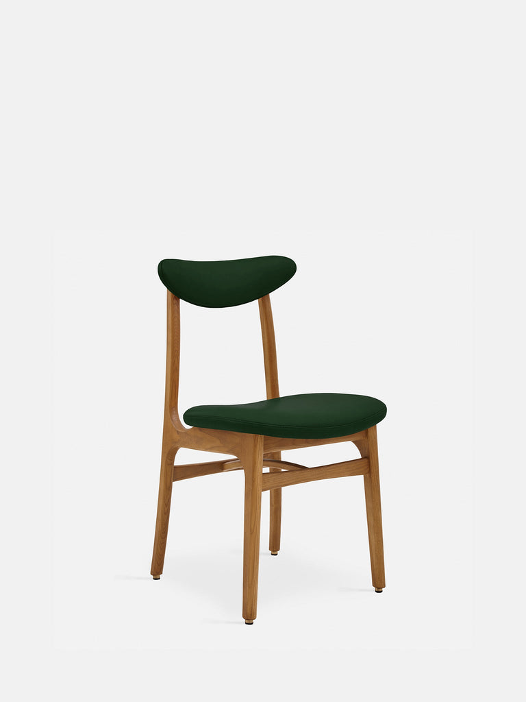 Houten eetkamerstoelen, gestoffeerde accentstoel, boerderijkeukenstoelen met gewatteerde zitting en houten frame, armloze eetkamerstoel uit het midden van de eeuw met gebogen rug (Kleur: Sti Houten eetkamerstoelen, gestoffeerde accentstoel, boerderijkeukenstoelen met gewatteerde zitting en houten frame, armloze eetkamerstoel uit het midden van de eeuw met gebogen rug (Kleur: Sti