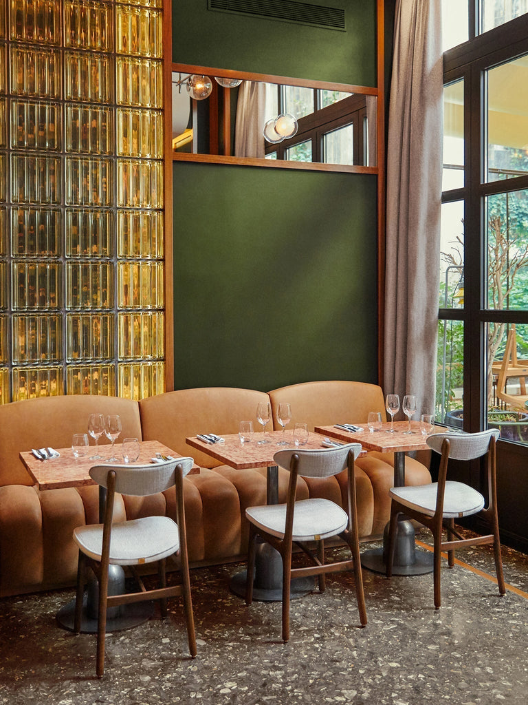 Eetkamerstoel 200-190 Velvet Sierra Natuurlijk Hout