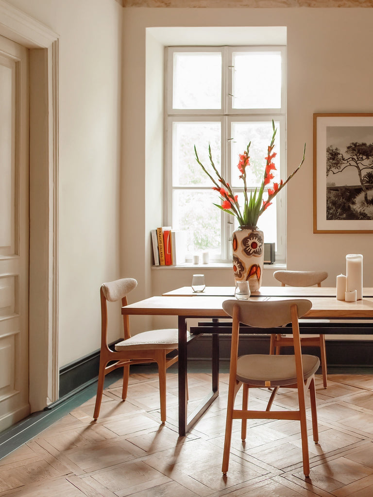 Eetkamerstoel 200-190 Velvet Sierra Natuurlijk Hout