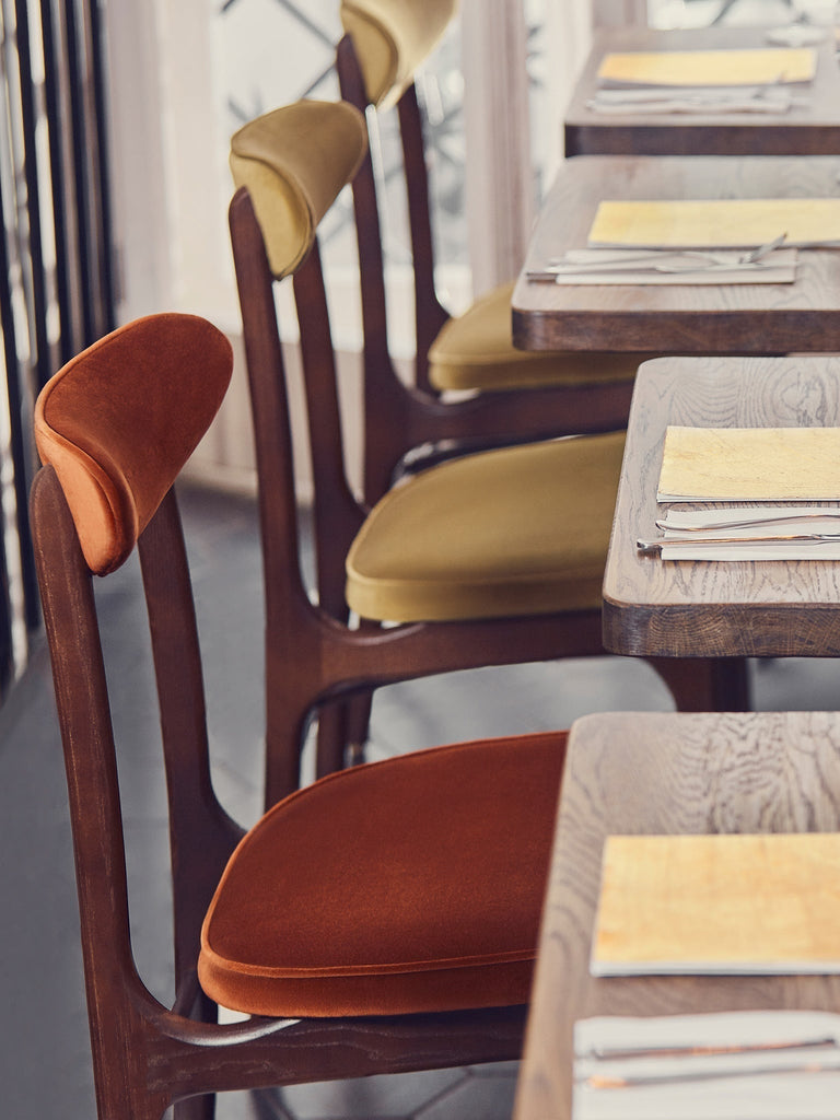 Eetkamerstoel 200-190 Velvet Sierra Natuurlijk Hout