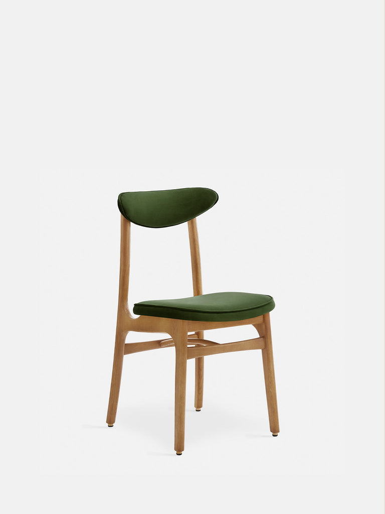 Eetkamerstoel 200-190 Fluweel Schildpad Natuurlijk Hout