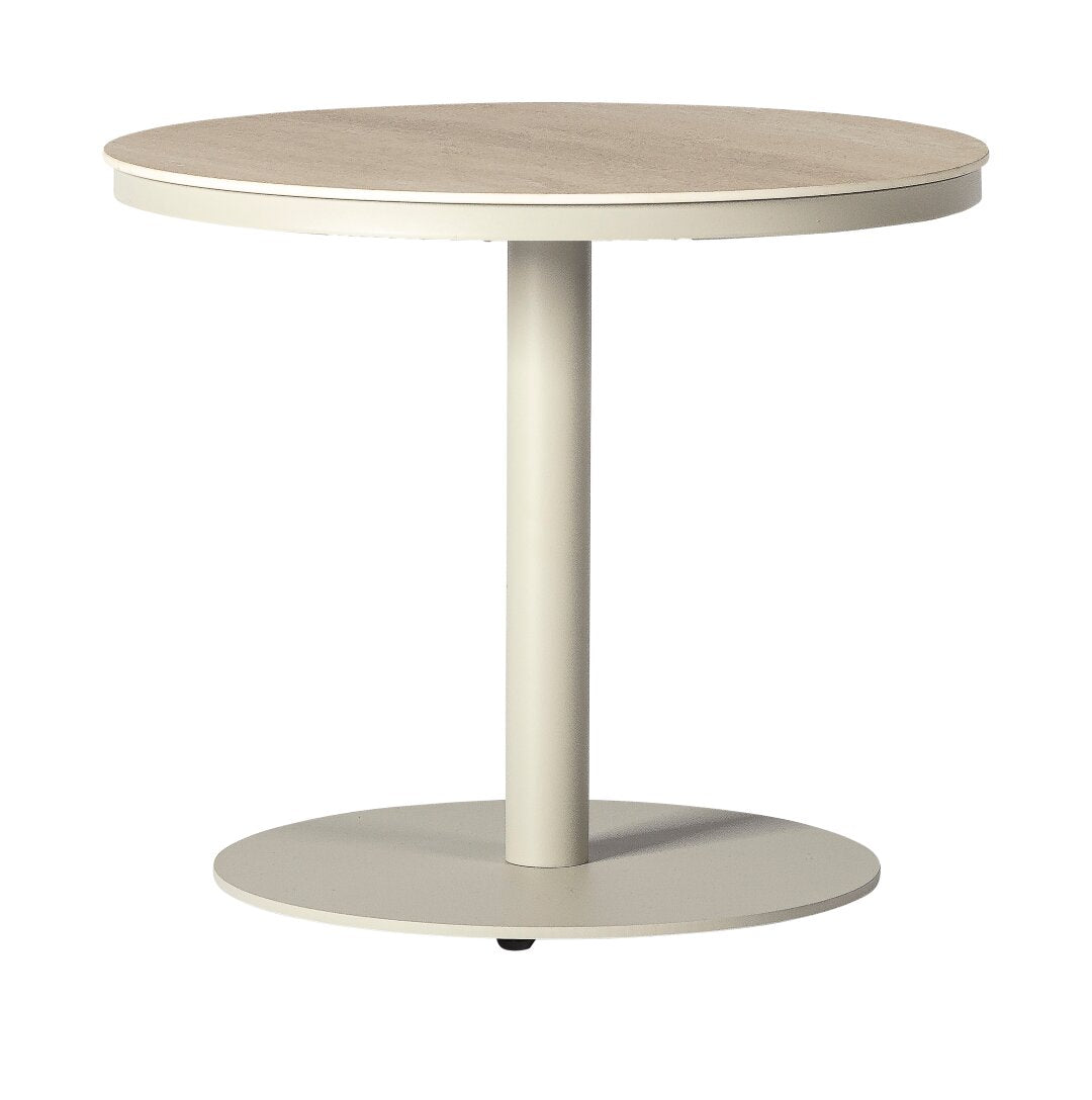 Tuintafel Salerno - Low dining - Ø80 cm - Linnen