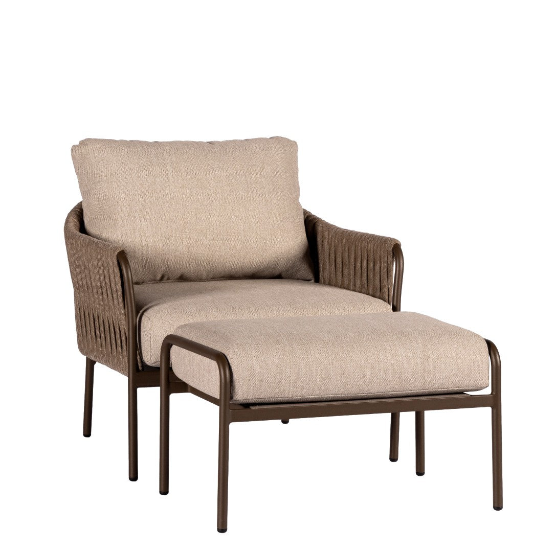 Loungestoel Forio - Brons