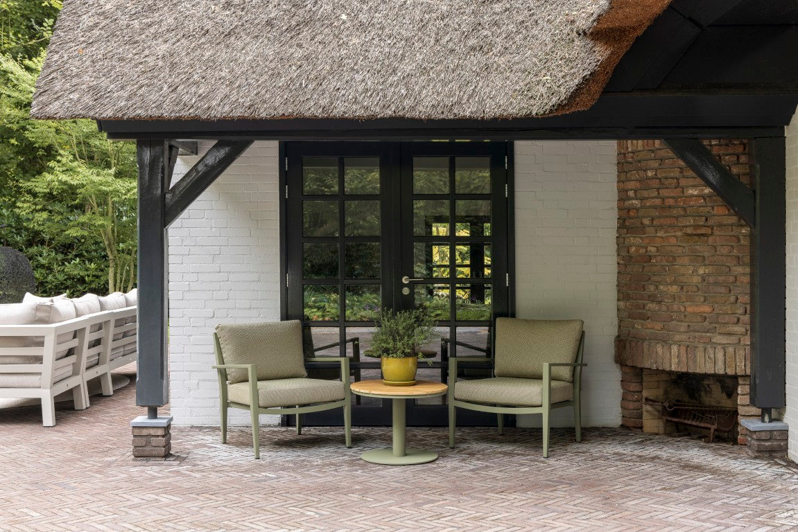 Tuinstoel Bosa - Low dining - Olive