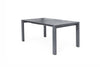 Verstelbare tuintafel Rialto - Aluminium - Royal Grey - 162 / 204 x 100 x 75