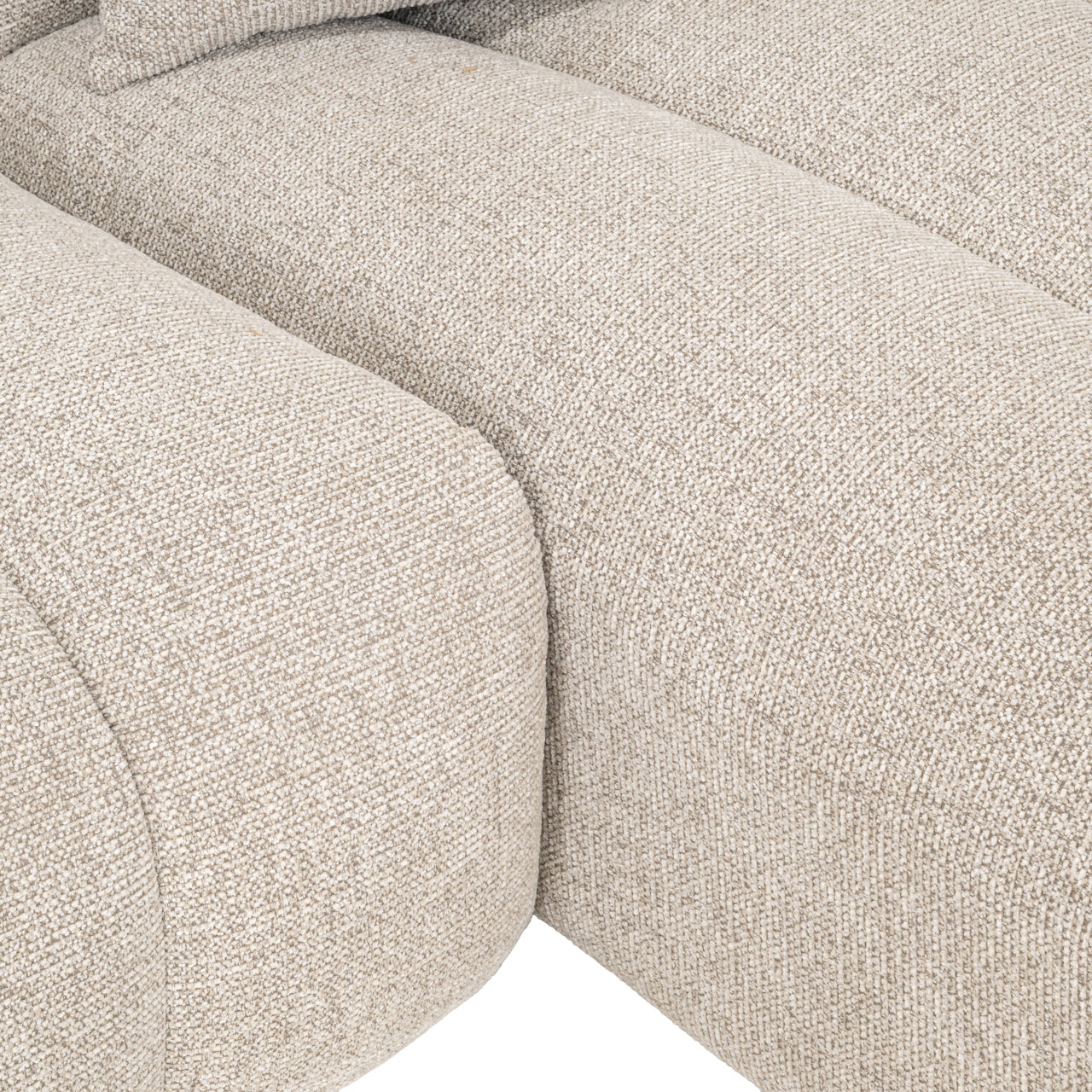 Hoekbank Novaro - Natural fancy - Lounge rechts