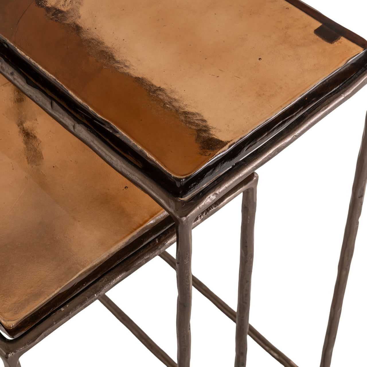 Bijzettafel Villano - Bronze (set van 2)