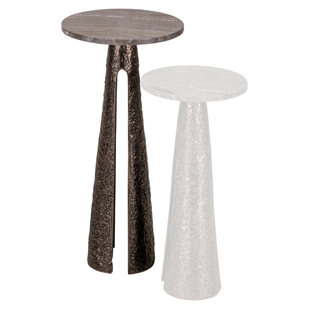 Bijzettafel Eldora - Bronze - Ø30 cm