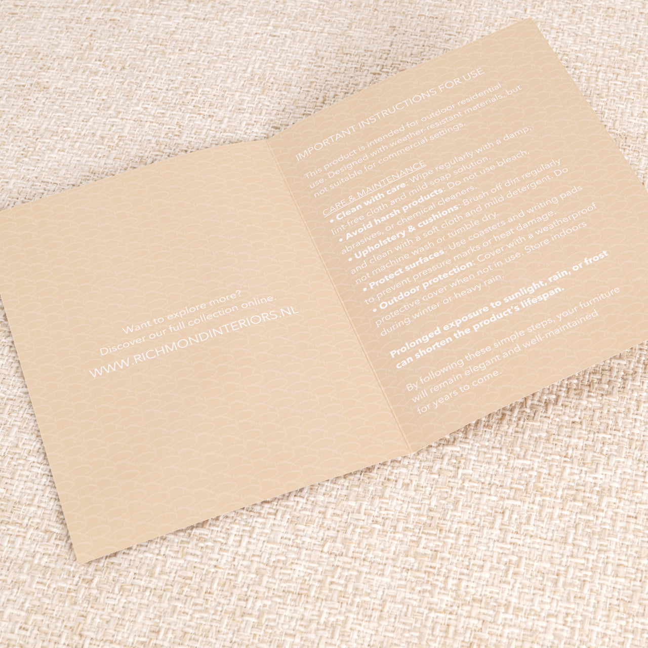Tuinbank Dawson - Beige - Corner