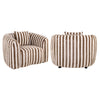 Fauteuil Luxandra - Stripes sand