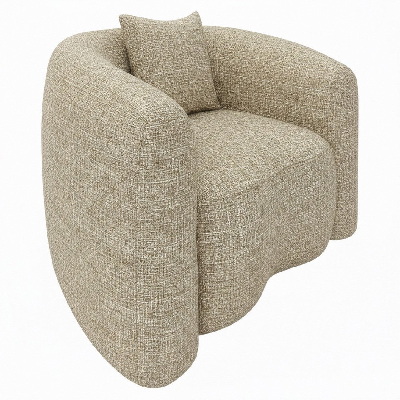 Fauteuil Luxandra - Sand tweed