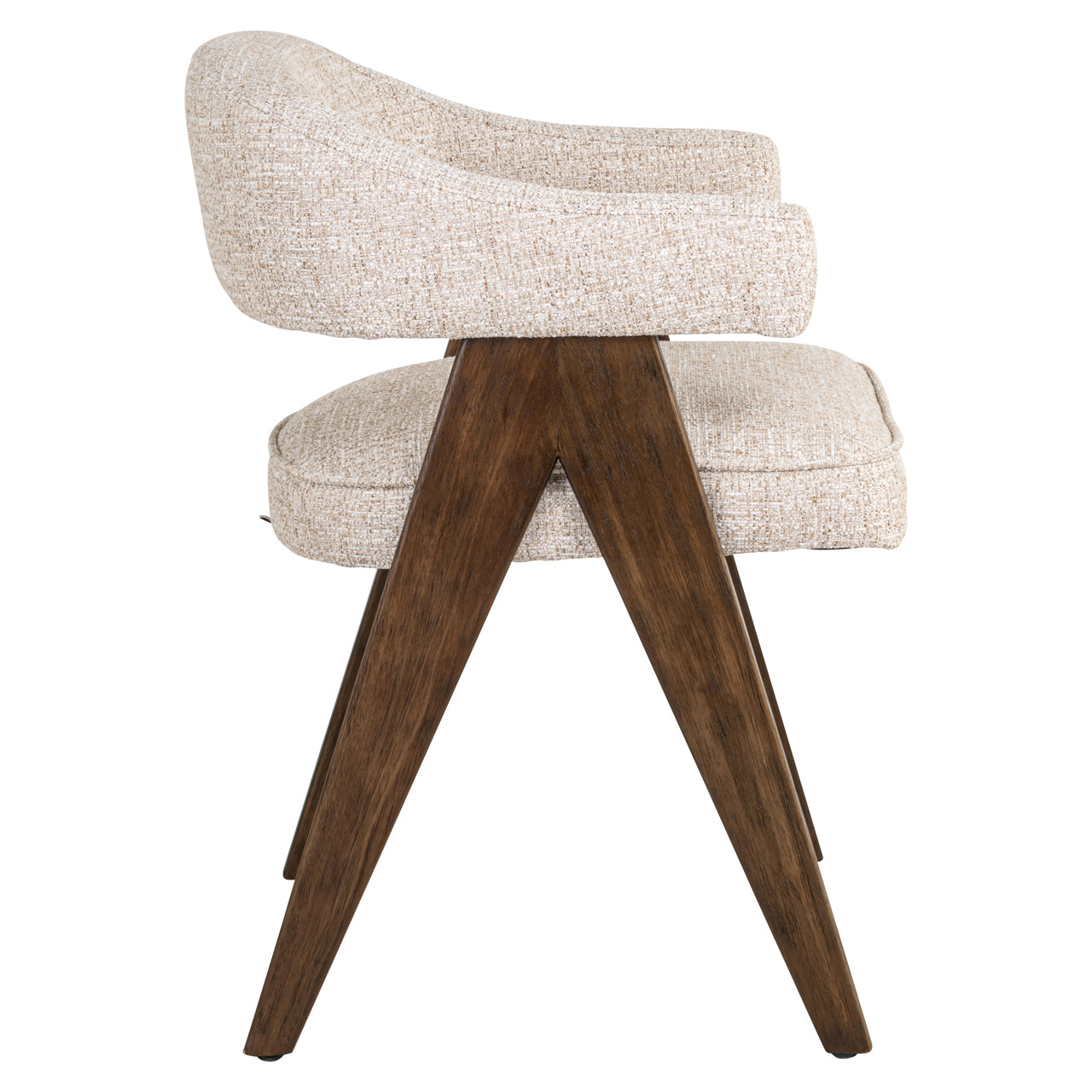 Eetkamerstoel Mori - Cream tweed