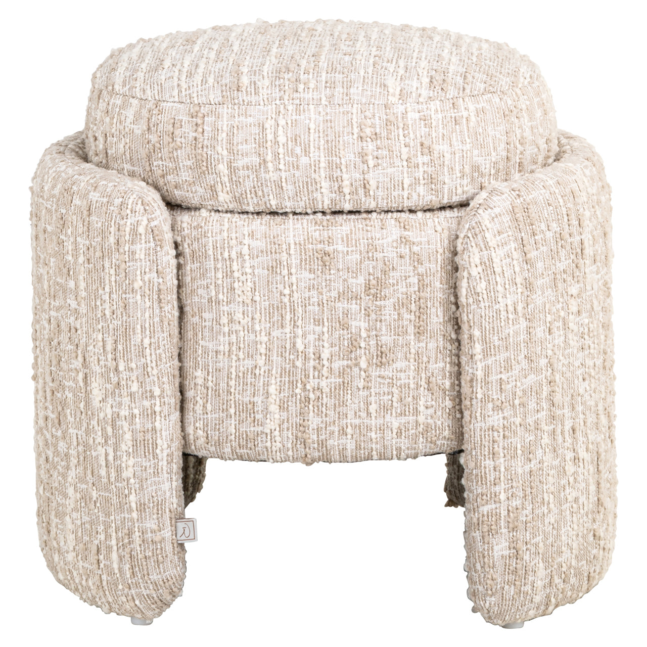 Poef Cupid - Beige angora
