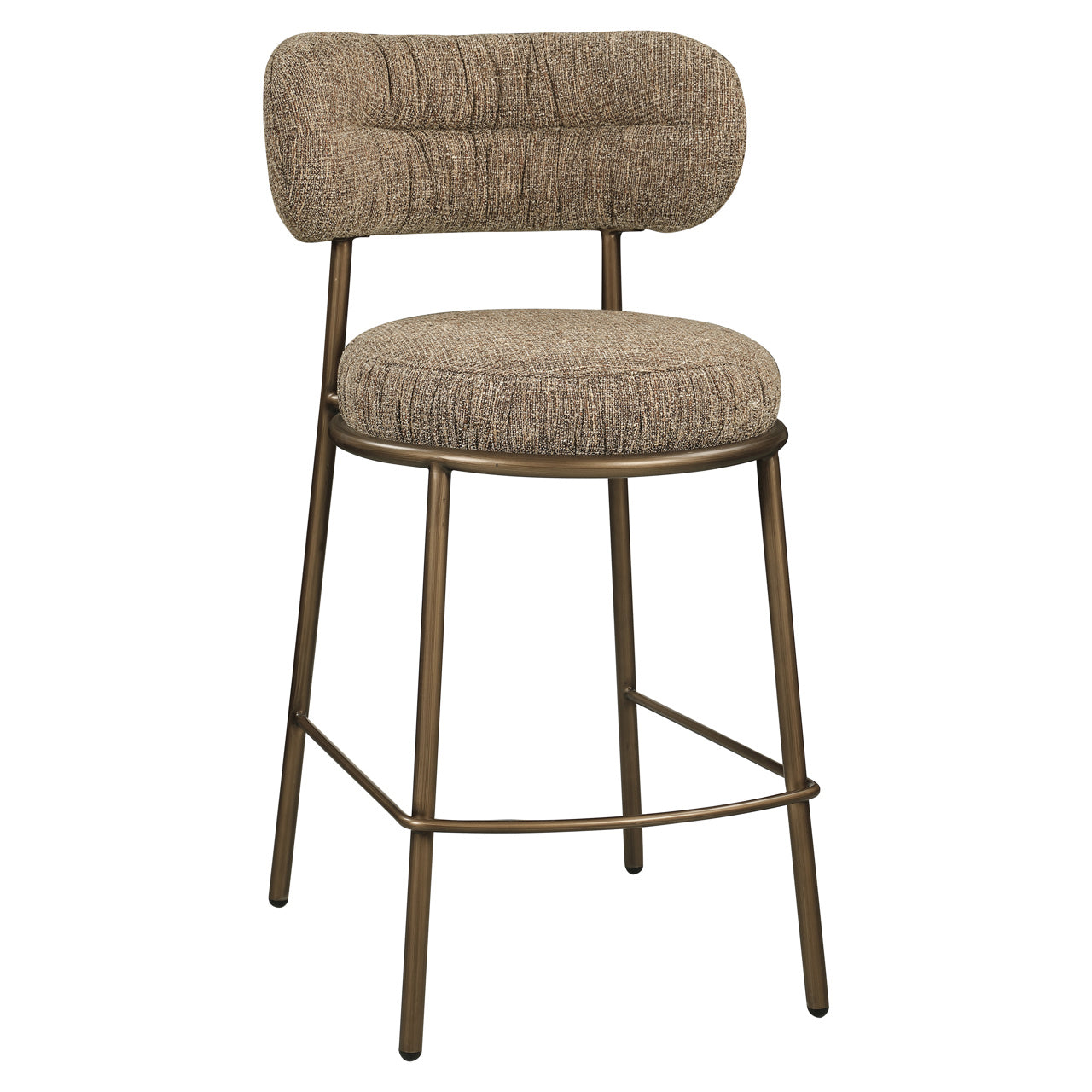 Barkruk Encanto - Laag - Bruin tweed