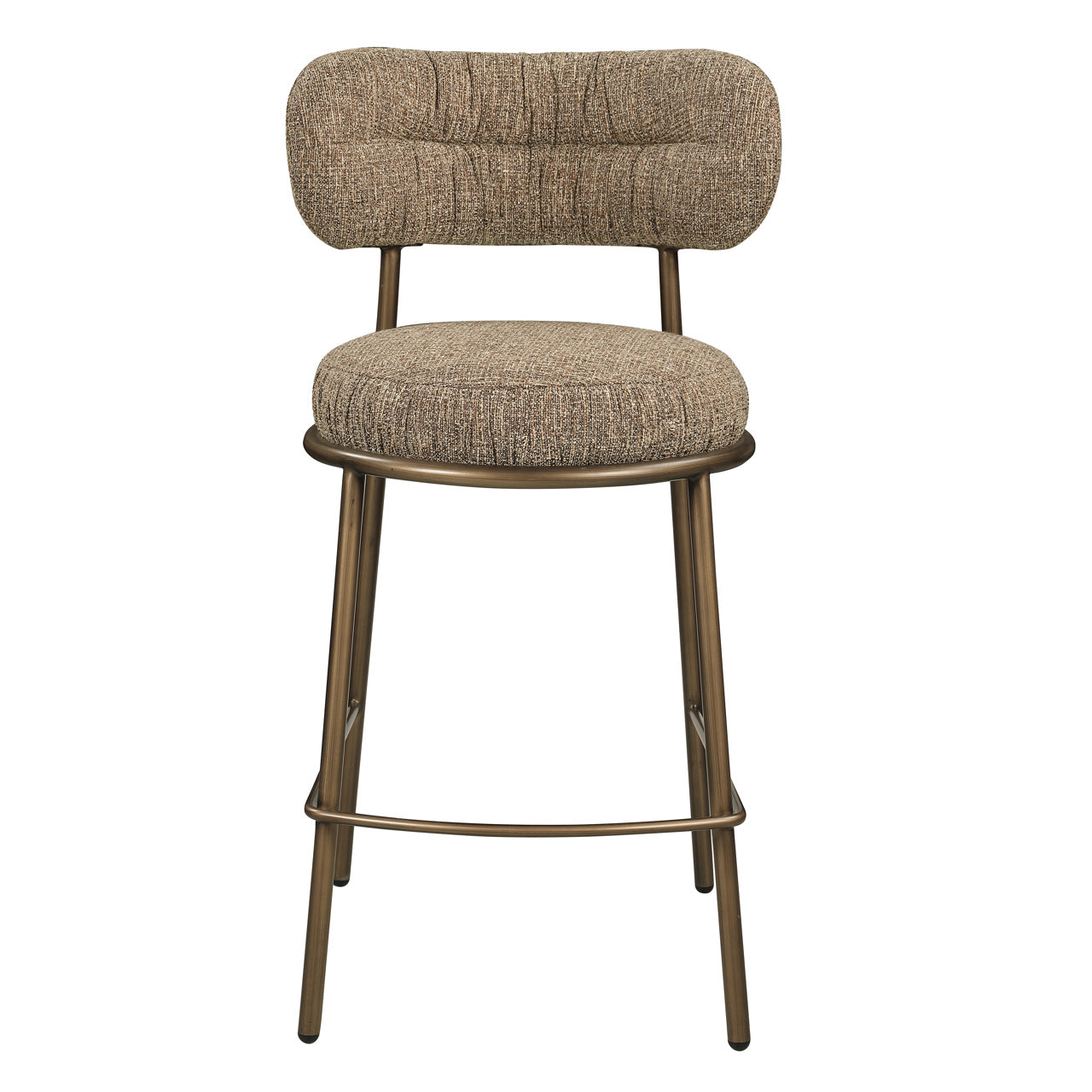 Barkruk Encanto - Laag - Bruin tweed