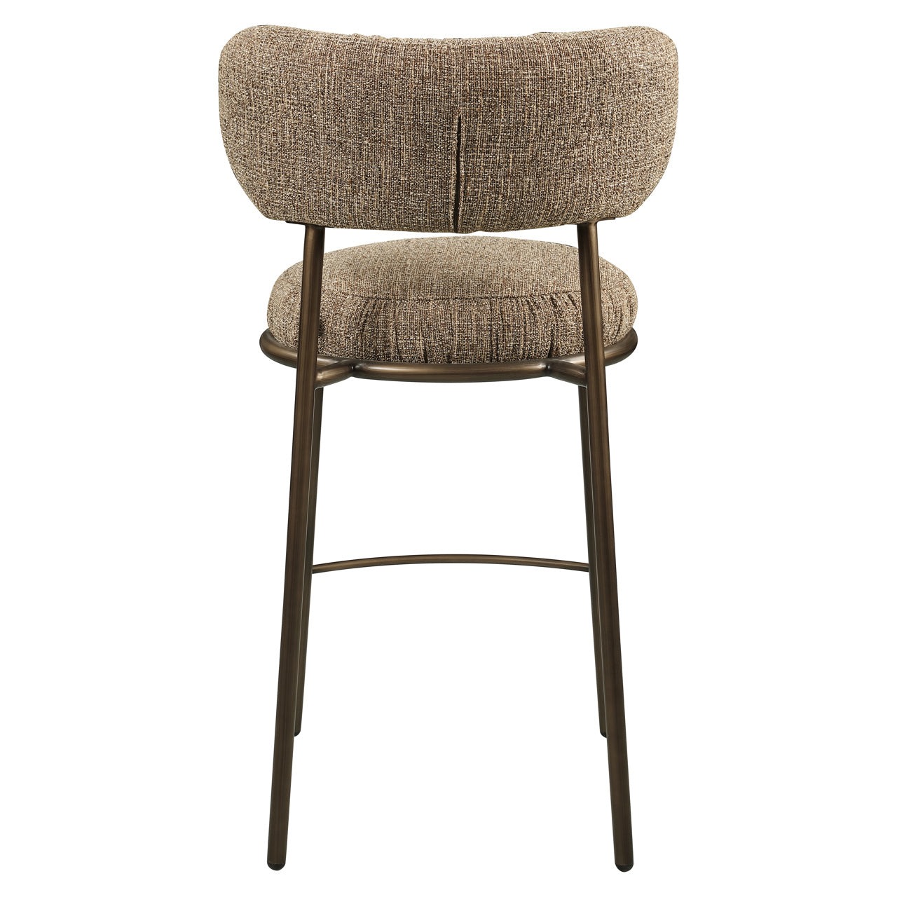 Barkruk Encanto - Laag - Bruin tweed