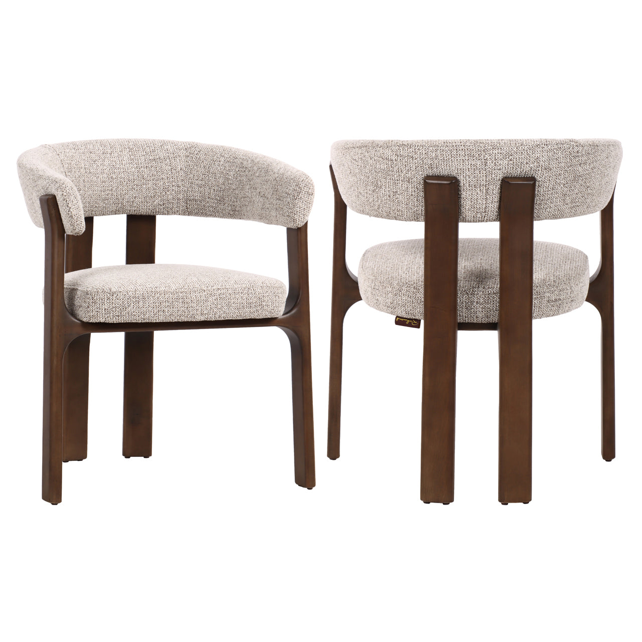Eetkamerstoel Contigo - Mocca fancy