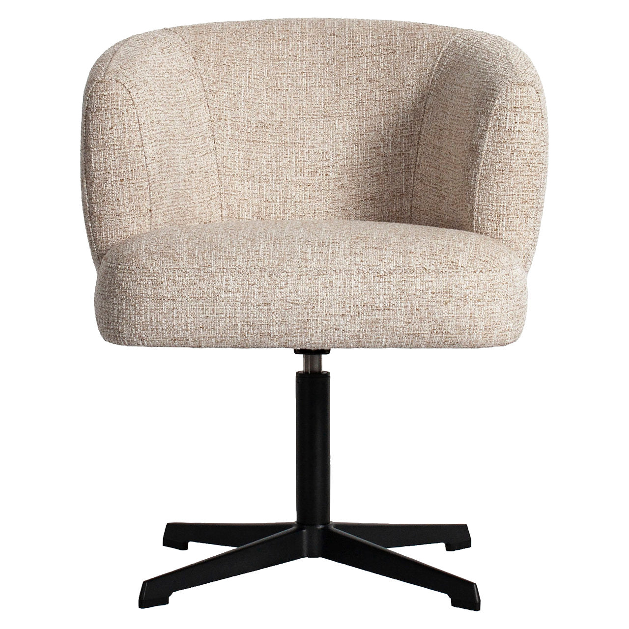 Draaistoel Dinan - Cream tweed