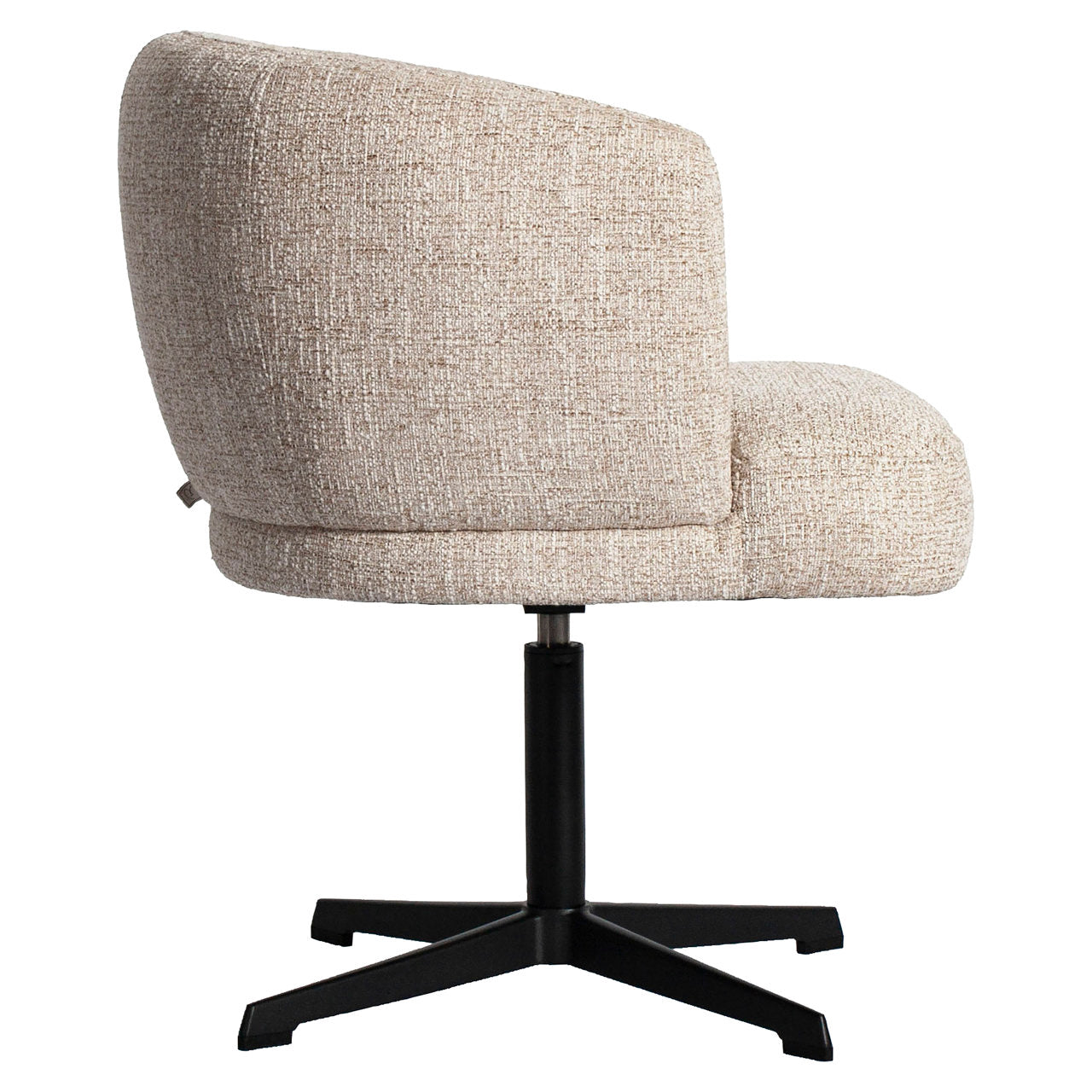Draaistoel Dinan - Cream tweed