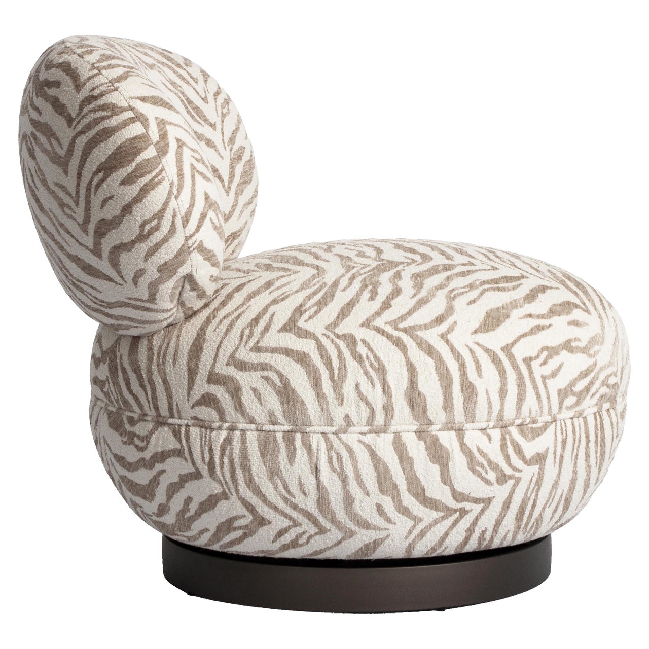 Draaifauteuil Jace - Beige tiger