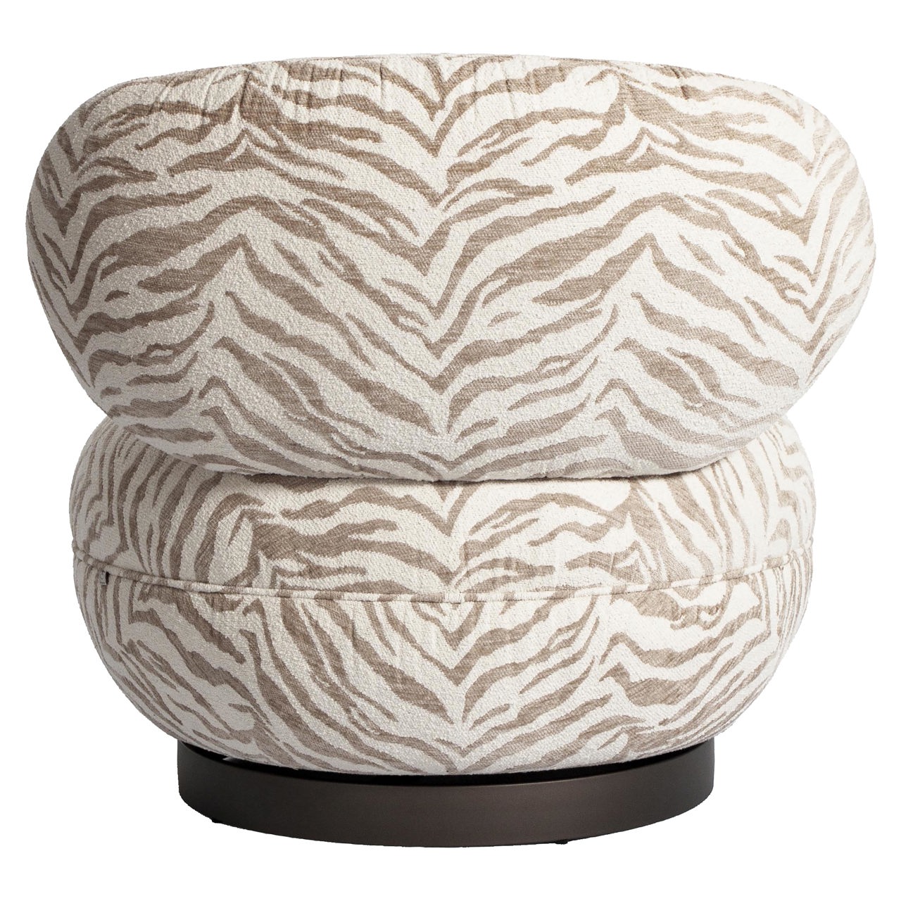 Draaifauteuil Jace - Beige tiger